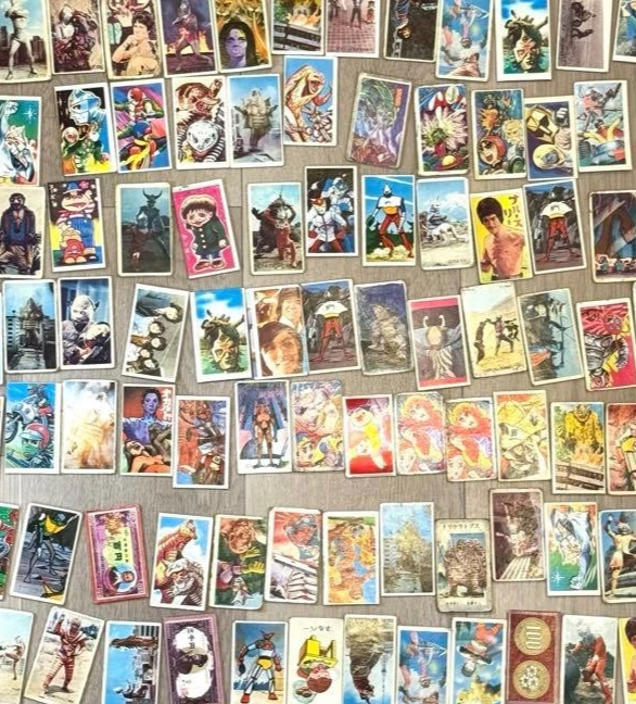 Showa Vintage 70's Menko Cards Variety of Menko cards from the 70's and earlier